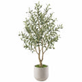 Albero di Ulivo Artificiale in Vaso 150 cm Verde