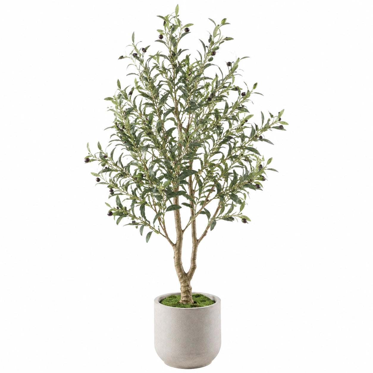 Albero di Ulivo Artificiale in Vaso 150 cm Verde