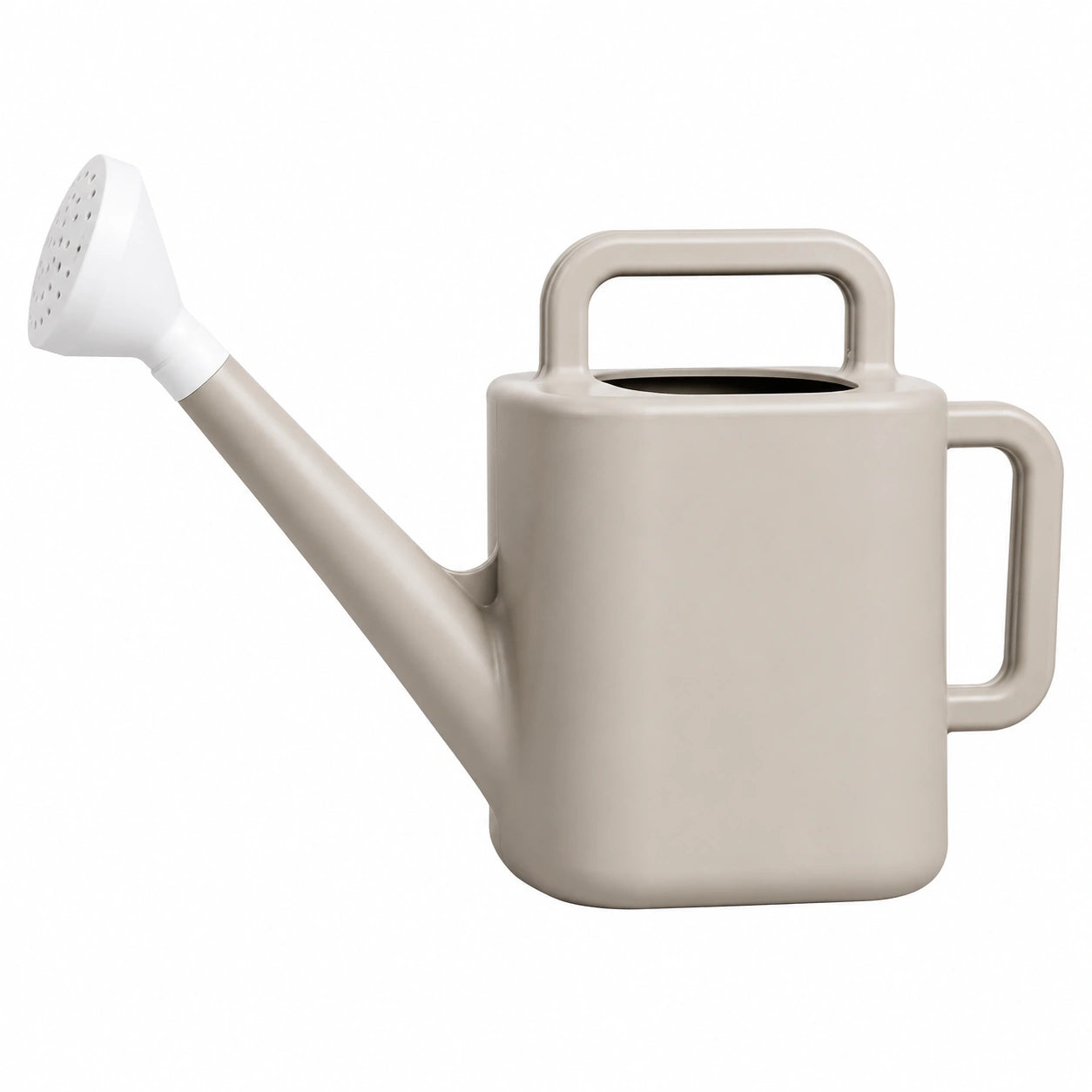 Annaffiatoio da Giardino Beige 5L con Testa a Spruzzo