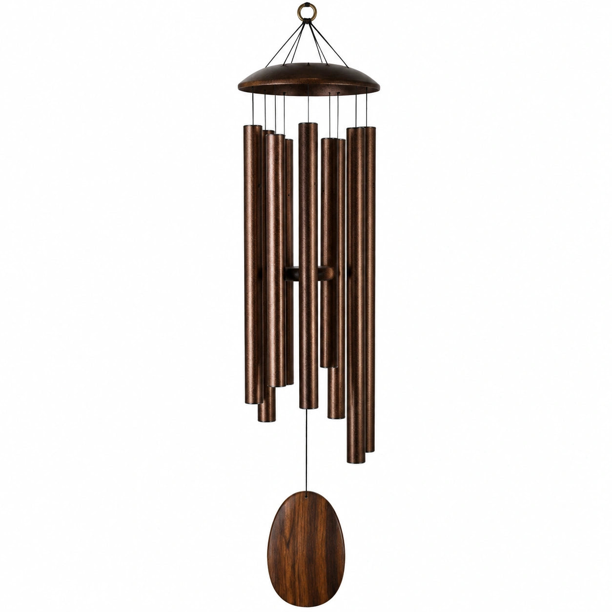 Campanelli Eolici in Metallo Bronzo Lunghezza Totale 100 cm